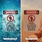 Signmission Pool Closed Do Not Enter Danger Sign, Vinyl Decal, 7in W x 10in L, 2PK OS-2PACK-DS-D-710-V-1636 - alternate 6